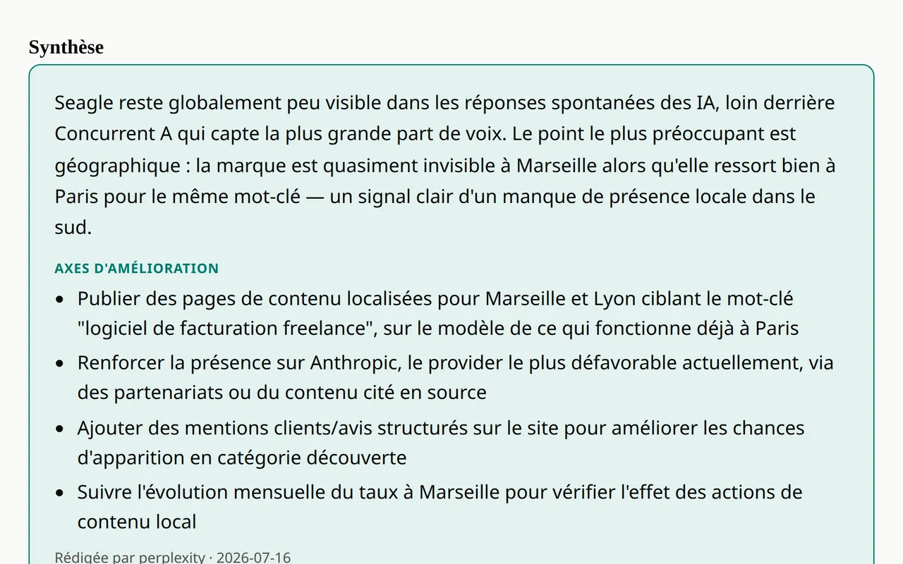 Rapport Global SEO